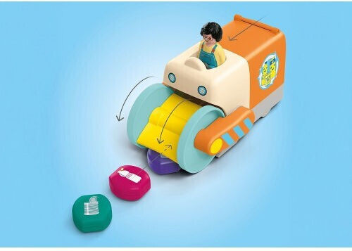 Playmobil Junior Απορριμματοφόρο Όχημα για 1-4 ετών 71774 - Image 4