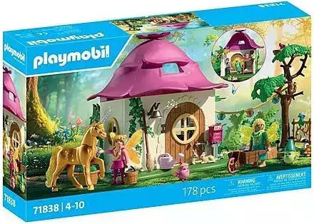 Playmobil Magic Νεραϊδόσπιτο Και Μονόκερος για 4-10 ετών 71838