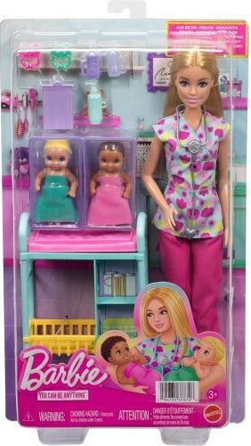 Mattel Barbie Careers Baby Doctor Playset jmk12