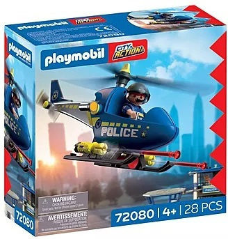 Playmobil City Action Αστυνομικό Ελικόπτερο για 4 ετών 72080