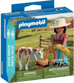 Playmobil Duo Pack Αναβάτρια Και Πουλάρι για 4 ετών 72026