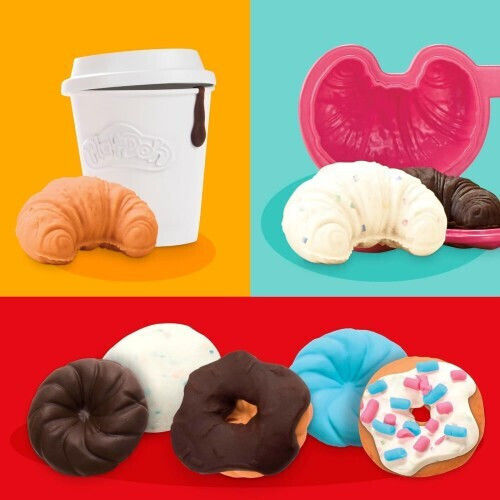 Hasbro Play-Doh Πλαστελίνη - Παιχνίδι Donut Drop Shop για 3+ Ετών, 5τμχ G2308 - Image 3
