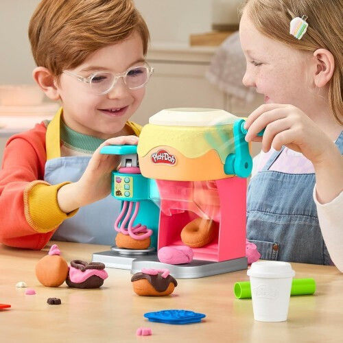 Hasbro Play-Doh Πλαστελίνη - Παιχνίδι Donut Drop Shop για 3+ Ετών, 5τμχ G2308 - Image 7