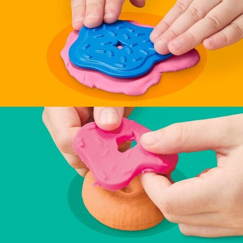 Hasbro Play-Doh Πλαστελίνη - Παιχνίδι Donut Drop Shop για 3+ Ετών, 5τμχ G2308 - Image 8