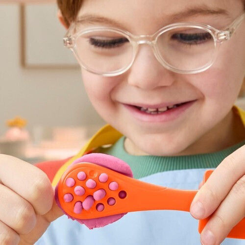 Hasbro Play-Doh Πλαστελίνη - Παιχνίδι Donut Drop Shop για 3+ Ετών, 5τμχ G2308 - Image 9