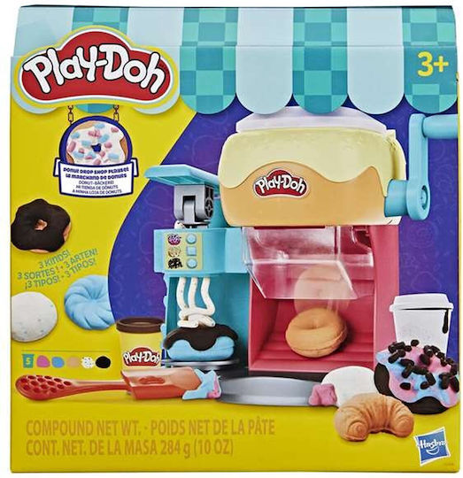 Hasbro Play-Doh Πλαστελίνη - Παιχνίδι Donut Drop Shop για 3+ Ετών, 5τμχ G2308