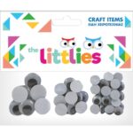The Littlies Ματάκια Χειροτεχνίας 48τμχ σε Λευκό Χρώμα 646598