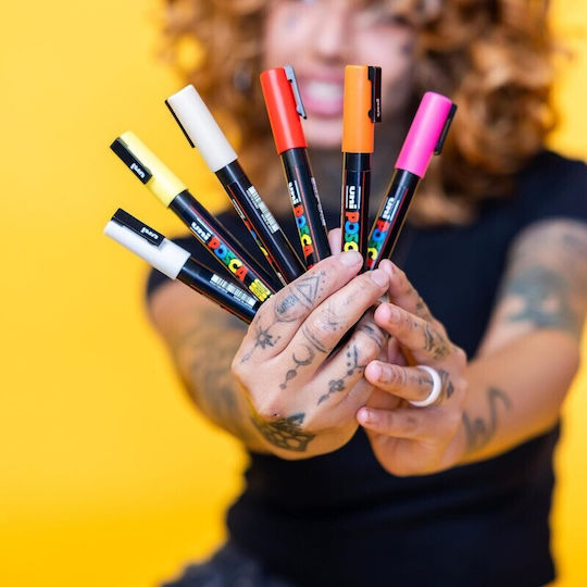 Posca PC-5M Μαρκαδόροι Standard Colors 2.5mm Σετ 8τμχ PC-5M 8P ST - Image 3