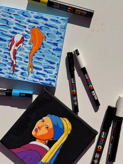 Posca PC-5M Μαρκαδόροι Standard Colors 2.5mm Σετ 8τμχ PC-5M 8P ST - Image 4
