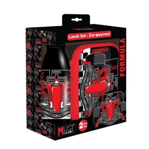 Σετ Φαγητού Must Team Formula Φαγητοδοχείο PP 800ml-Παγούρι Αλουμινίου 500ml 587509