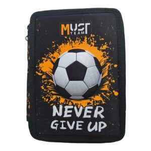 Σχολική Κασετίνα Διπλή Γεμάτη Must Team Never Give Up 587581