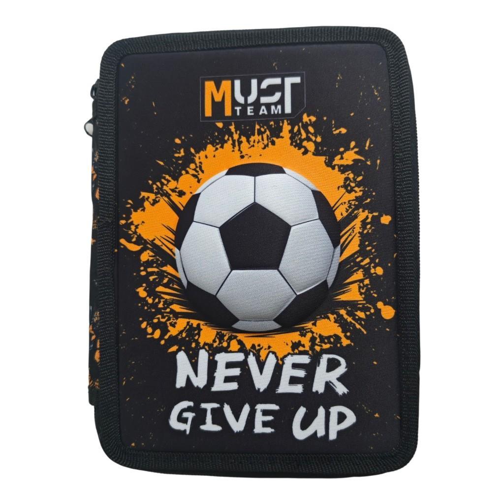 Σχολική Κασετίνα Διπλή Γεμάτη Must Team Never Give Up 587581