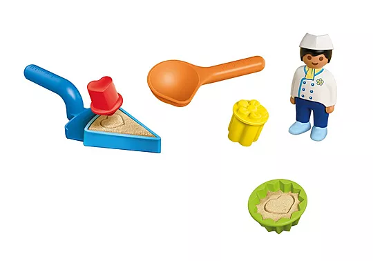 Playmobil Junior Παιχνίδια Στην Άμμο Με Τον Παγωτατζή για 1-4 ετών 72005 - Image 3
