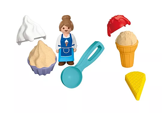 Playmobil Junior Παιχνίδια Στην Άμμο Με Την Ζαχαροπλάστρια για 1-4 ετών 72006 - Image 3