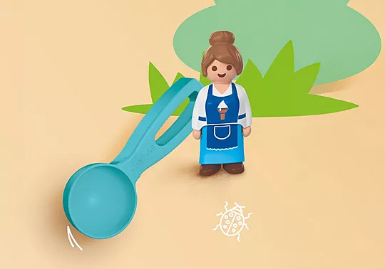 Playmobil Junior Παιχνίδια Στην Άμμο Με Την Ζαχαροπλάστρια για 1-4 ετών 72006 - Image 5