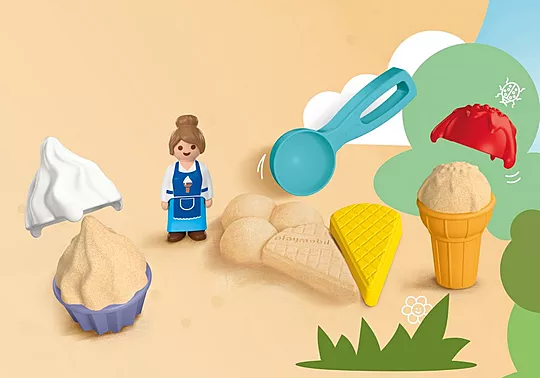 Playmobil Junior Παιχνίδια Στην Άμμο Με Την Ζαχαροπλάστρια για 1-4 ετών 72006 - Image 6