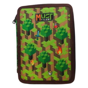 Σχολική Κασετίνα Διπλή Γεμάτη Must Team Compact Video Game 587764