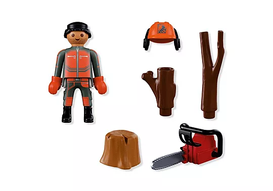 PLAYMOBIL Ξυλοκόπος με αλυσοπρίονο 72150 - Image 2
