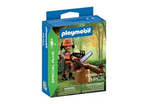 PLAYMOBIL Ξυλοκόπος με αλυσοπρίονο 72150